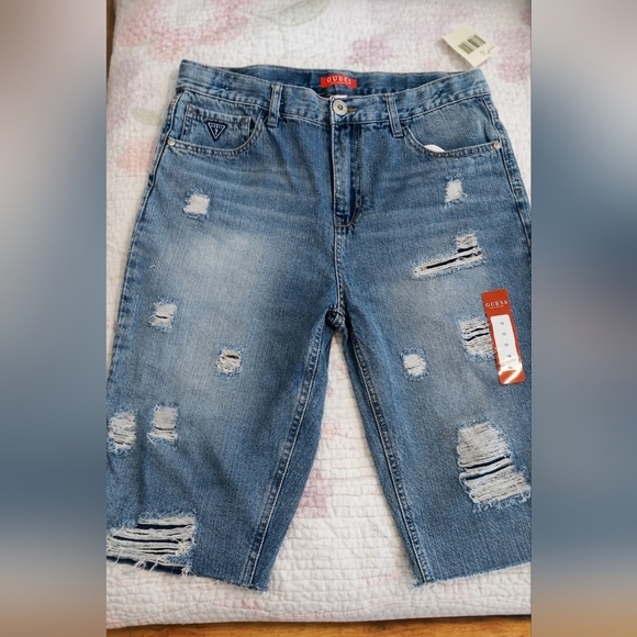 Guess Other - Guess Boys Distressed Blue Jeans